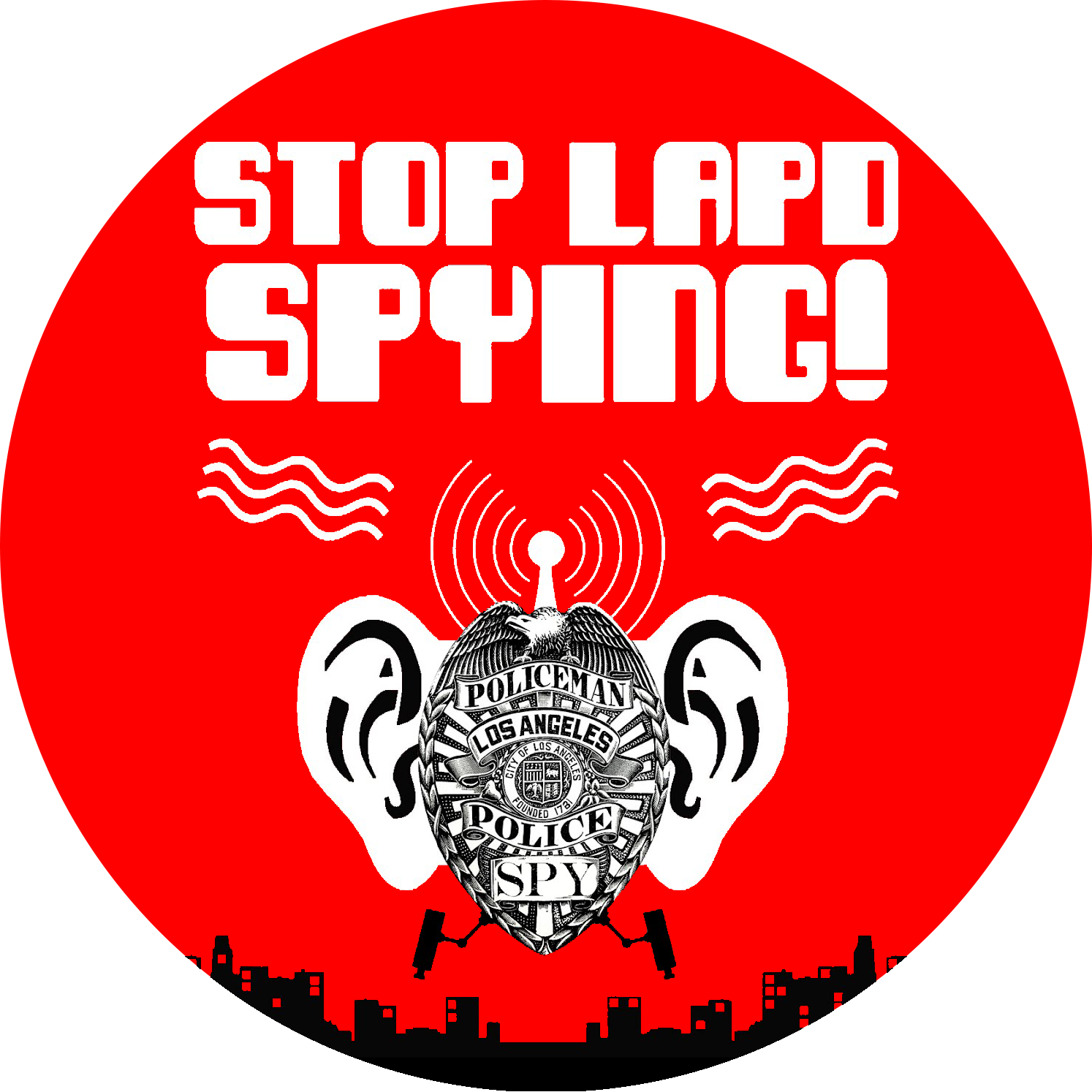 stop lapd spying logo